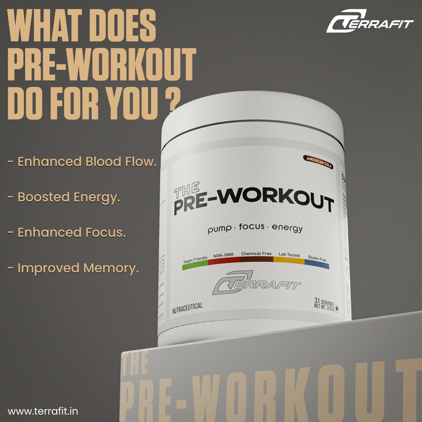 Terrafit Pre-Workout Supplement