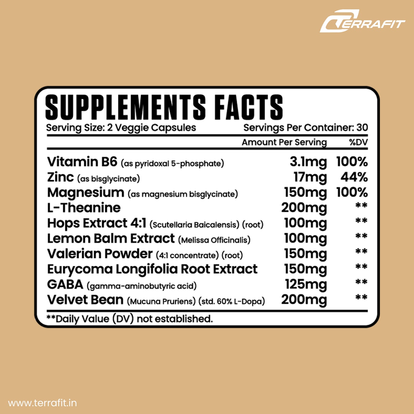 Terrafit Relax Supplement