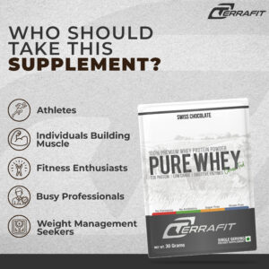 PURE WHEY – SWISS CHOCOLATE (SACHETS - PACK OF 5) - Image 3